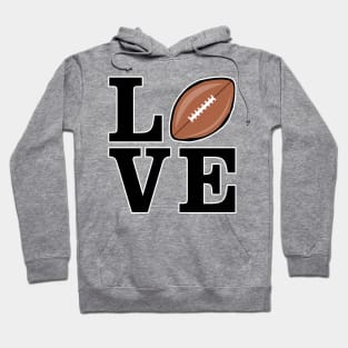 I Love American Football Hoodie